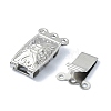 Non-Tarnish 304 Stainless Steel Box Clasp STAS-Q318-03P-2