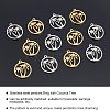 Unicraftale 12Pcs 2 Colors 201 Stainless Steel Pendants STAS-UN0029-08-4