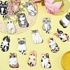 30Pcs 15 Styles Acrylic Pendants OACR-YW0002-64-2
