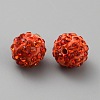 Handmade Polymer Clay Rhinestone Beads CLAY-WH0011-08K-2