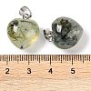 Natural Prehnite Pendants G-J386-H17-P-3