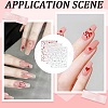 3Pcs 3 Colors Plastic Nail Art Stickers MRMJ-DJ0001-29-6