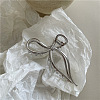 Elegant Metal Hair Clip with Bow Design - Graceful ST8133283-1