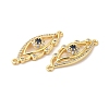 Brass Micro Pave Colorful Cubic Zirconia Connector Charms ZIRC-L103-004G-2