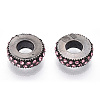Alloy European Beads MPDL-S067-24EB-B-2