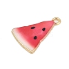 Alloy Enamel Pendants FIND-K020-21B-G-2