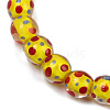 Handmade Lamword Beads Strands LAMP-P069-01A-06-2