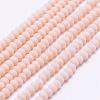 Opaque Glass Beads Strands EGLA-K010-B04-1