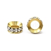 Brass Rhinestone Spacer Beads RSB094-1G-3