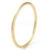 Ion Plating(IP) 304 Stainless Steel Plain Bangles BJEW-G684-03C-G-1