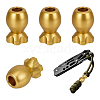 4Pcs Brass EDC European Beads KK-FG0001-35G-1