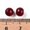 Opaque Solid Color Glass Beads GLAA-N007-6mm-A04-3