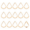 BENECREAT 16PCS Brass Pendants KK-BC0011-50-1