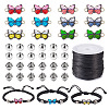  DIY Butterfly Bracelet Making Kit DIY-TA0004-90-9