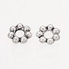 Tibetan Style Alloy Daisy Spacer Beads A61-3