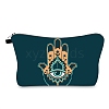 Evil Eye & Hamsa Hand Theme Polyester Cosmetic Pouches ABAG-D009-01J-1