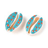 Natural Cowrie Shell Beads SSHEL-N034-35-04-4