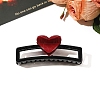 Heart Plastic Claw Hair Clips PW-WG64998-01-1