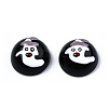 Halloween Opaque Resin Enamel Cabochons CRES-N031-011-3