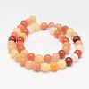 Natural Topaz Jade Bead Strands G-K153-B43-8mm-2