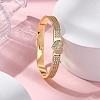 Rack Plating Brass Micro Pave Cubic Zirconia Hinged Bangles BJEW-H624-06D-G-3