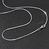 1.5mm Rack Plating Brass Snake Chain Necklaces for Women Men MAK-L044-13P-3