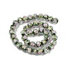 Handmade Foil Lampwork Beads Strands FOIL-S136-001A-2