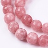 Natural Jade Bead Strands X-G-R166-10mm-25-3