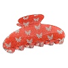 Butterfly Pattern PVC Claw Hair Clips PW-WG2E536-03-1