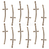 12Pcs Alloy Rhinestone Links/Connectors RB-PH0001-67-1