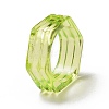 Transparent Acrylic Finger Rings RJEW-T010-08B-2