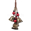 Iron Bell Pendant Decoration HJEW-JM02472-1