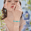 100Pcs Transparent Spray Painted Glass Beads GLAA-DC0001-61A-5