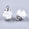 Glass Ball Pendants GLAA-T003-02E-2