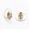 Brass Bullet Clutch Earring Backs EC129-G-2