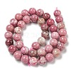 Natural Rhodonite Beads Strands G-P544-A02-03-3