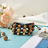 200Pcs 4 Styles Natural Unfinished Wood Beads WOOD-YS0001-04-8