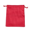 Velvet Jewelry Drawstring Storage Pouches ABAG-P013-02D-2