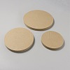 3Pcs 3 Style Flat Round Wooden Picture Frames DIY-WH0488-84-2