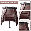 Medieval Viking PU Leather Belt Skirt AJEW-WH20077-031D-5