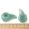 Natural Green Aventurine Carved Pendants G-H089-01E-3