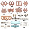 SUNNYCLUE Bohemia Dangle Hoop Earring DIY Making Kit DIY-SC0017-65-2