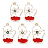 Alloy Enamel Pendants ENAM-S121-103-2