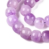 Dyed Natural White Jade Beads Strands G-T138-D03-3