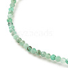 Natural Emerald Quartz Round Beaded Stretch Bracelet BJEW-JB07748-02-5