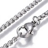 304 Stainless Steel Pendant Necklaces NJEW-P252-07P-4