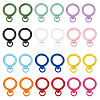   24Pcs 12 Colors Baking Paint Alloy Swivel Clasps FIND-PH0010-73-1