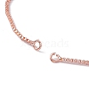 Brass Box Chains Slider Bracelet Makings KK-E068-VD013-3-2