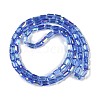 Electroplate Glass Beads Strands GLAA-Q101-02A-AB03-2