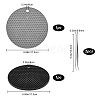 2Pcs Silicone Hot Pads AJEW-GF0006-26-2